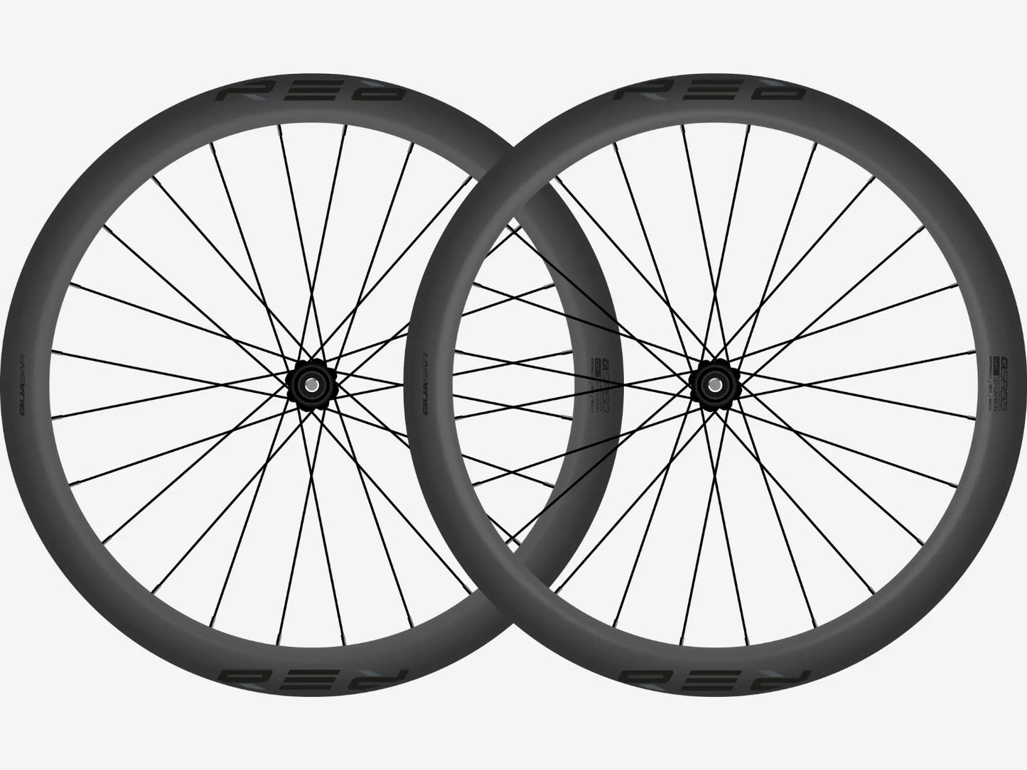 QUASAR RED 50//55 Disc Wheelset